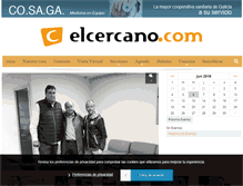 Tablet Screenshot of elcercano.com